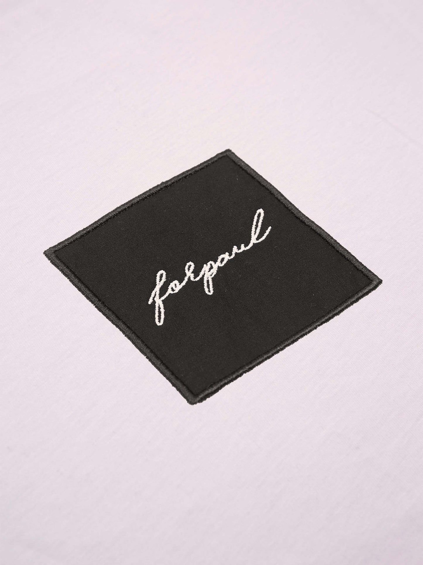 Script Tee - White