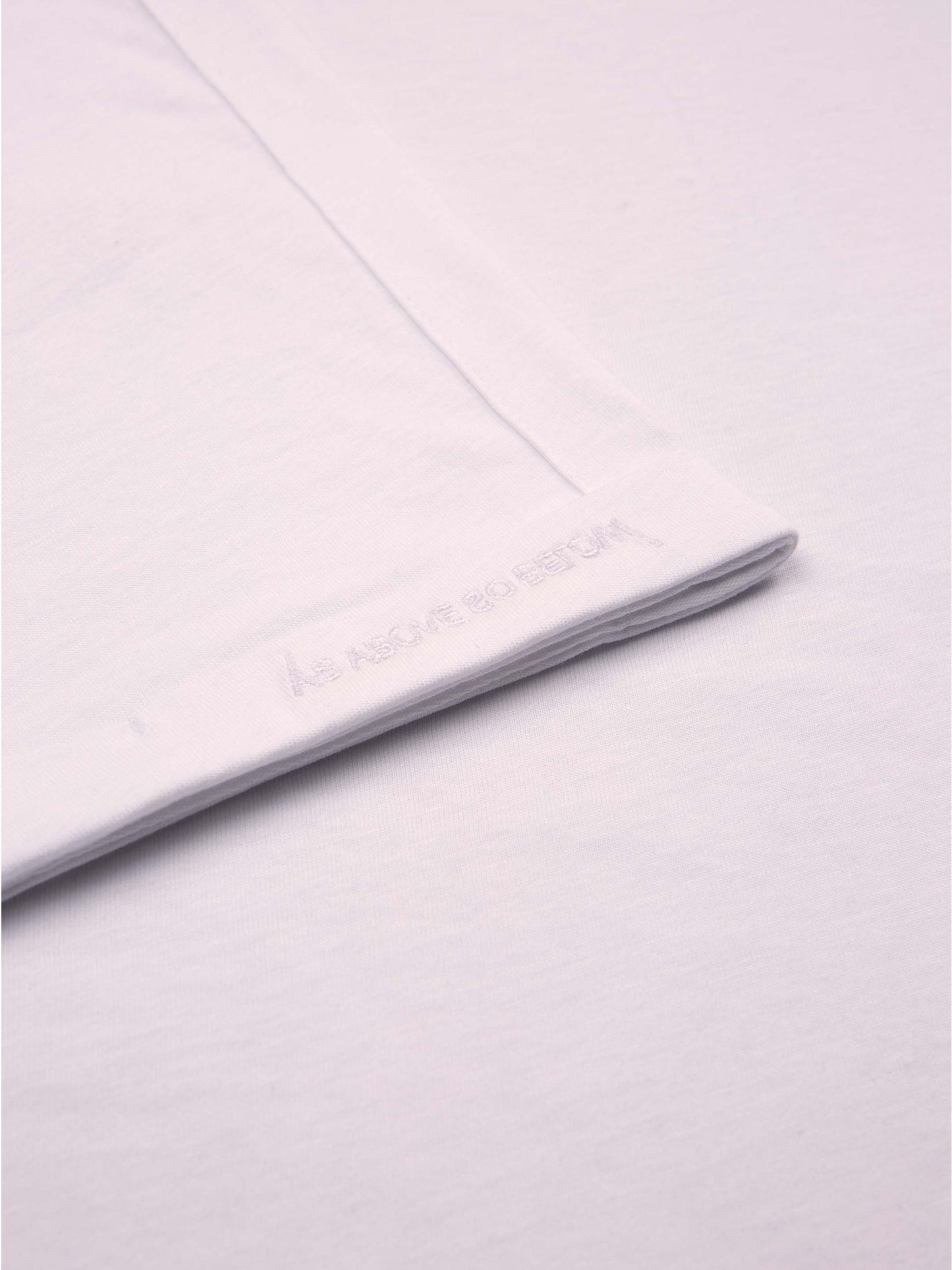 Script Tee - White