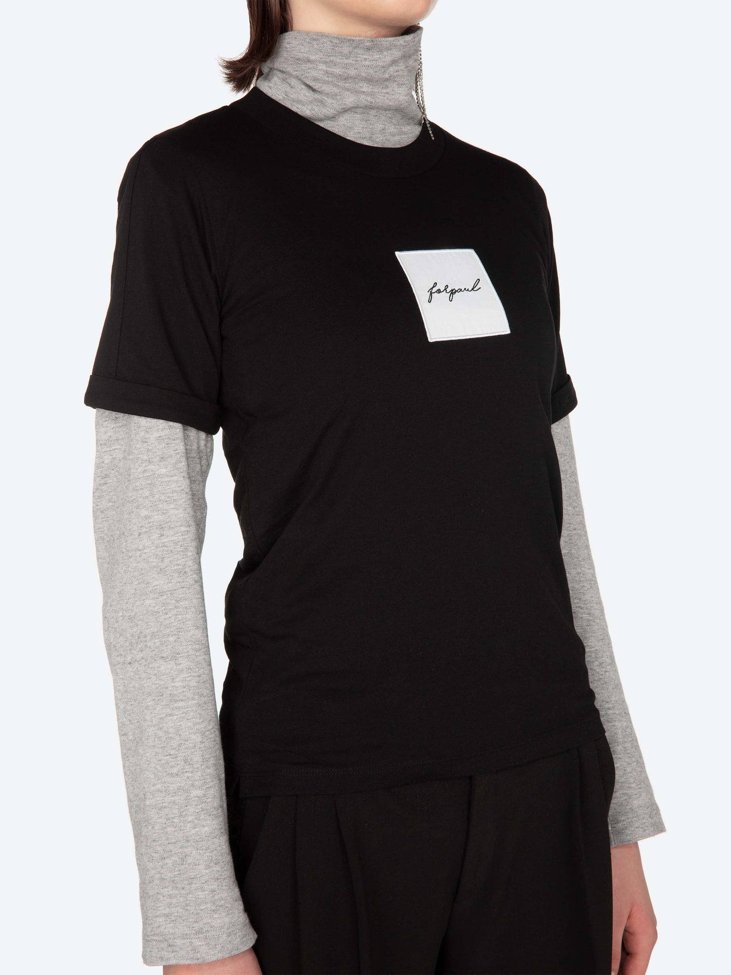 Script Tee - Black