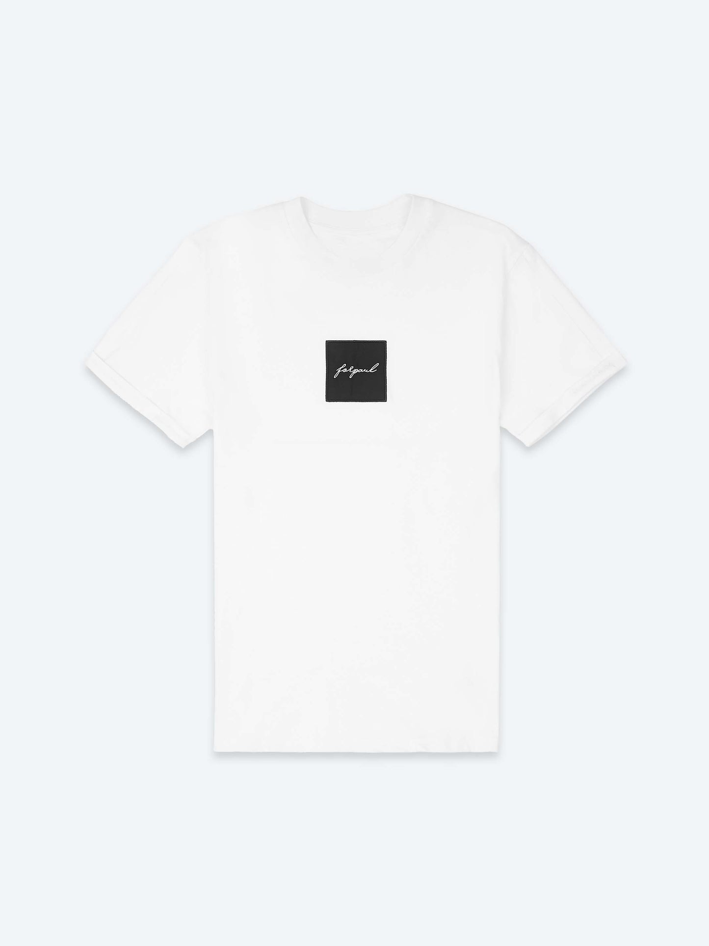 Script Tee - White